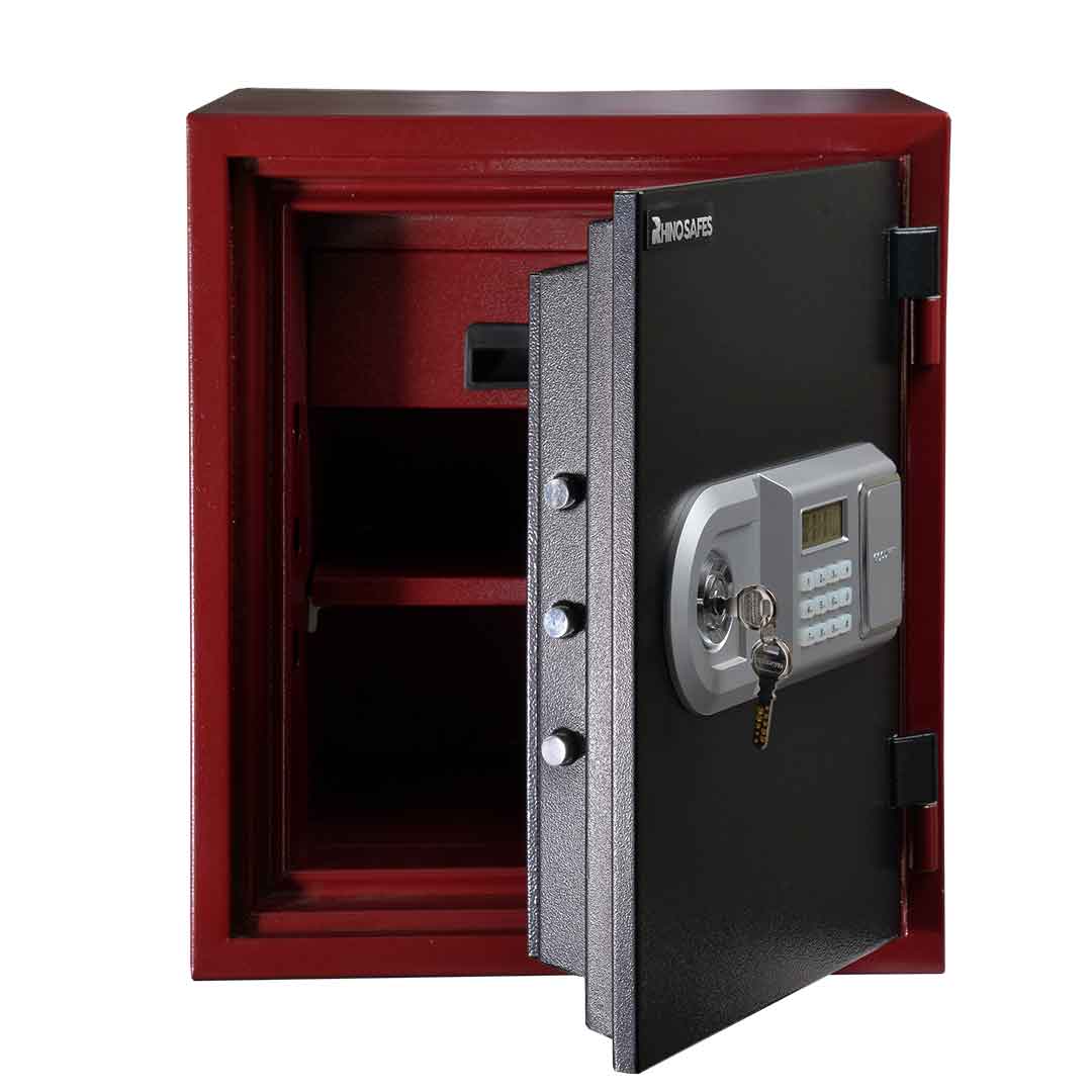 گاوصندوق راینو مدل 51E قرمز