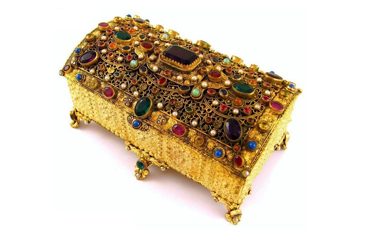 خرید جعبه نگهداری طلا و سکه با قفل ایمن و تضمینی